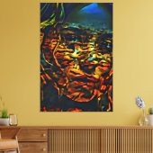 私のデジタルアートブラシ キャンバスプリント (インサイチュ (リビング))