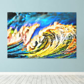 私のデジタルアートブラシ キャンバスプリント (インサイチュ (ウッドフロア))