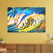 私のデジタルアートブラシ キャンバスプリント (インサイチュ (リビング))