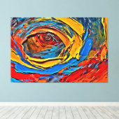 私のデジタルアートブラシ キャンバスプリント (インサイチュ (ウッドフロア))