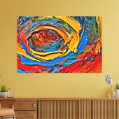 私のデジタルアートブラシ キャンバスプリント (インサイチュ (リビング))