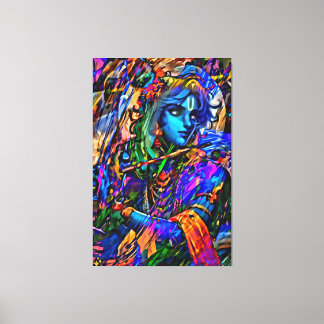 私のデジタルアートブラシ キャンバスプリント