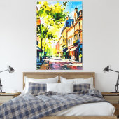 私のデジタルアートブラシ キャンバスプリント (インサイチュ (寝室))