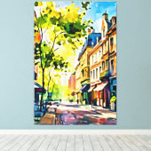 私のデジタルアートブラシ キャンバスプリント (インサイチュ (ウッドフロア))