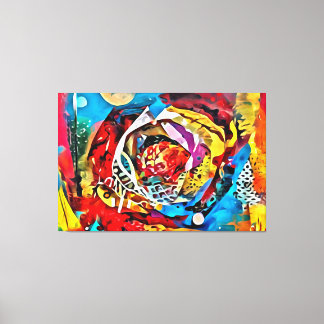 私のデジタルアートブラシ キャンバスプリント