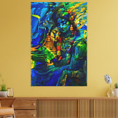 私のデジタルアートブラシ キャンバスプリント (インサイチュ (リビング))