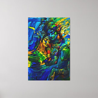 私のデジタルアートブラシ キャンバスプリント