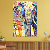 私のデジタルアートブラシ キャンバスプリント (インサイチュ (リビング))