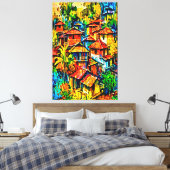 私のデジタルアートブラシ キャンバスプリント (インサイチュ (寝室))