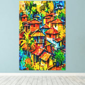 私のデジタルアートブラシ キャンバスプリント (インサイチュ (ウッドフロア))