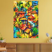 私のデジタルアートブラシ キャンバスプリント (インサイチュ (リビング))