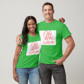 私のデニイスラム教の恋人の引用デザインのダークTシャツ Tシャツ (ユニセックス)