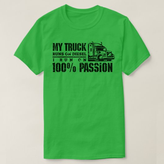 私のトラック走が乗った Tシャツ (デザイン正面)