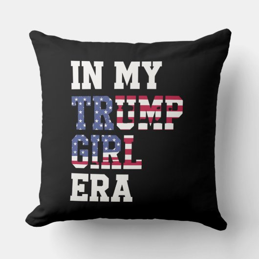 私のトランプガール時代 アメリカ第47代大統領 クッション (正面)