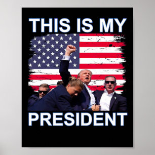 私のトランプ大統領2024選挙か ポスター
