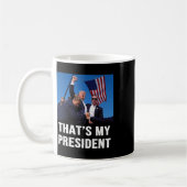 私のトランプ大統領2024 コーヒーマグカップ (左)