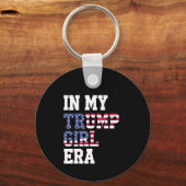 私のトランプ女の子の時代で米国47番目の大統領 キーホルダー (正面)