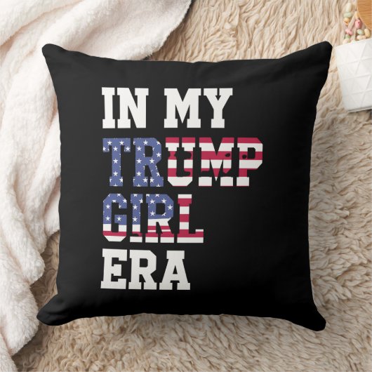 私のトランプ女の子の時代で米国47番目の大統領 クッション (ブランケット)