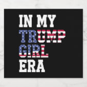 私のトランプ女の子の時代で米国47番目の大統領 ビールラベル (シングルラベル)