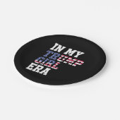 私のトランプ女の子の時代で米国47番目の大統領 ペーパープレート (アングル)