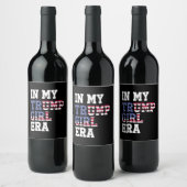 私のトランプ女の子の時代で米国47番目の大統領 ワインラベル (ボトル)