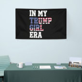 私のトランプ女の子の時代で米国47番目の大統領 横断幕 (トレードショー)