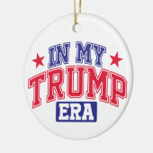 私のトランプ時代に セラミックオーナメント (左)