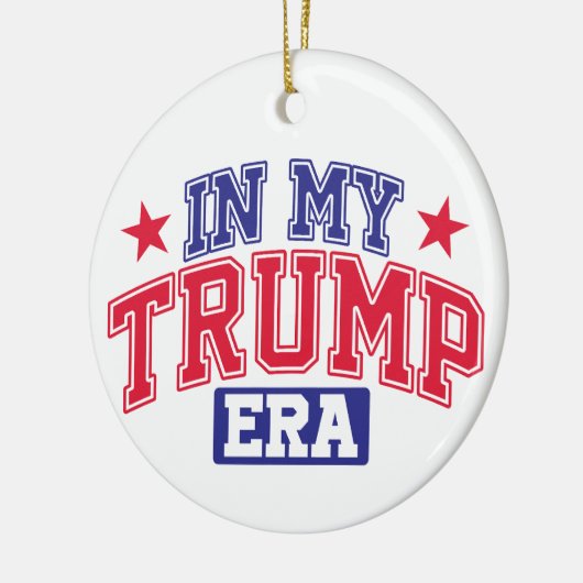 私のトランプ時代に セラミックオーナメント (左)