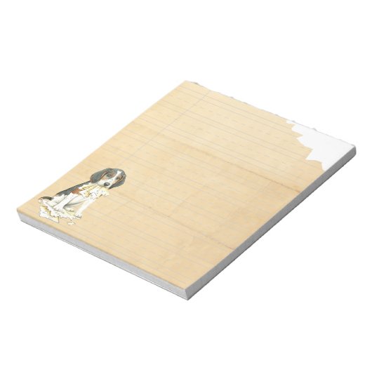 私のトレイング・ウォーカーが私の食べ宿題を調査した ノートパッド (回転)