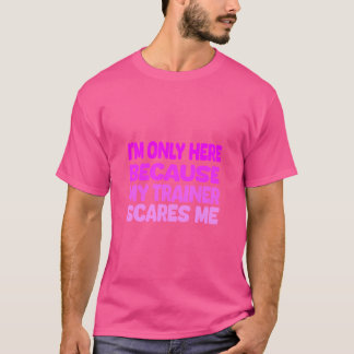 私のトレーナーがGを怖がるので私はここだけおもしろいだ Tシャツ