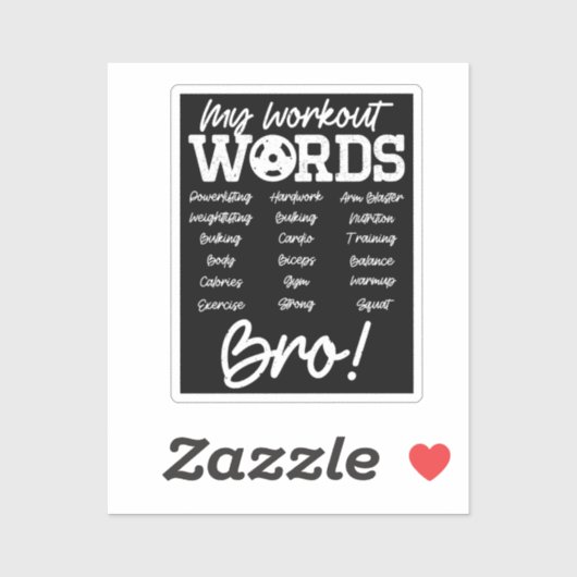 私のトレーニングのやる気を起こさせる言葉は?おもしろいトレーニング シール (シート)