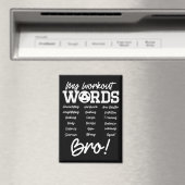 私のトレーニングのやる気を起こさせる言葉は?おもしろいトレーニング マグネット (インサイチュ (食洗機))