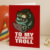 私のトロールお気に入りのノートパソコントロール漫画カードへ カード