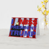 私のト恋しく思ランプカード カード (黄色い花)