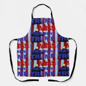 私のト恋しく思ランプ大統領 エプロン (正面)