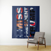 私のト恋しく思ランプ大統領 タペストリー (インサイチュ)