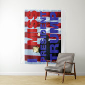 私のト恋しく思ランプ大統領 タペストリー (インサイチュ)