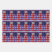 私のト恋しく思ランプ大統領 ラッピングペーパーシート (正面2)