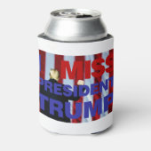 私のト恋しく思ランプ大統領 缶クーラー (缶裏面)