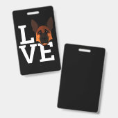 私のドイツのシェパード バッジ (正面＆裏面)
