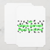 私のドイツ牧羊犬が私を完全にコントロールしている 招待状 (正面/裏面)