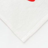 私のドイツ牧羊犬は私のバレンタイン 面白い犬好き フリースブランケット (角)