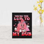 私のドゥブのルーブにあなたはいる CVICU看護師バレンタインさん カード (黄色い花)