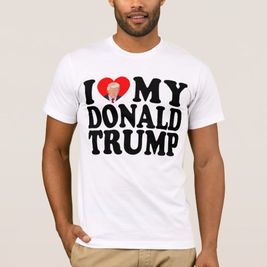 私のドナルド・トランプ第47代大統領を愛してる Tシャツ (正面)