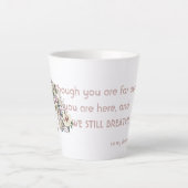 私のドナーラテマグに感謝 カフェラテマグ (正面)