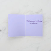 私のドラマの公演に参加してくれてありがとう サンキューカード (内部)