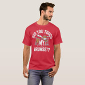 私のドラムセットに触れましたか Tシャツ (正面フル)