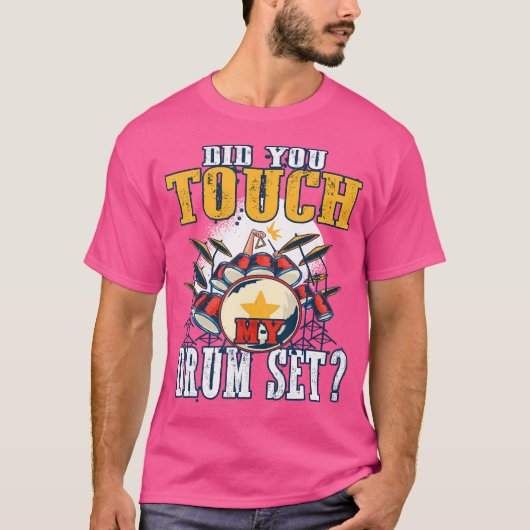 私のドラムTouchセットのドラマーを打った Tシャツ (正面)