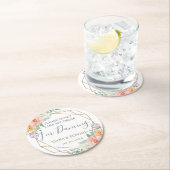 私のドリンクのコースターを取結婚らない ラウンドペーパーコースター (インサイチュ)