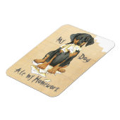 私のドーバー食べマン宿題 マグネット (左側)